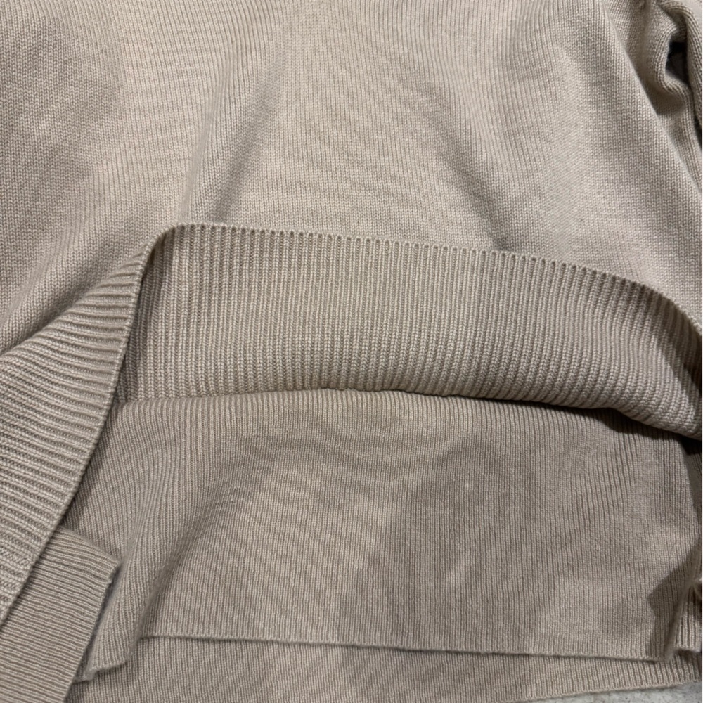 NWT Vince Double Layer Wool & Cashmere Sweater, Color: Camel, Size: Small - Picture 7 of 10